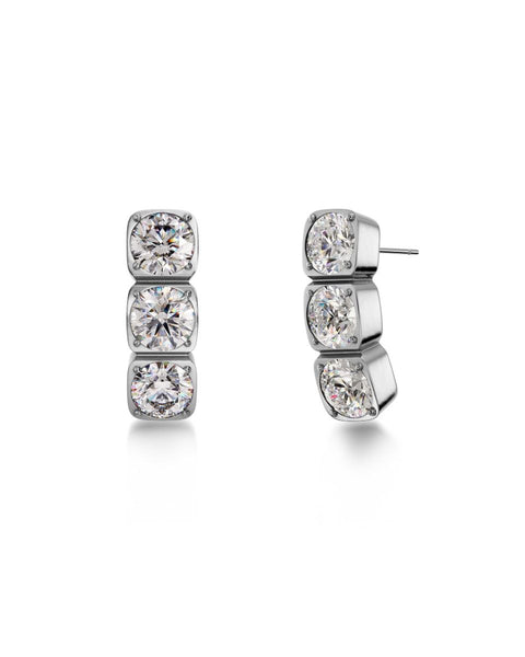 Edblad - Gemma Studs Triple Steel