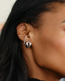 Edblad - Plié Lobe Studs Steel
