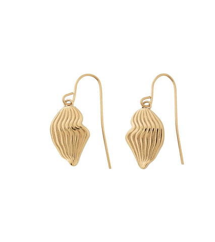 Edblad - Ripple Earrings Large Gold