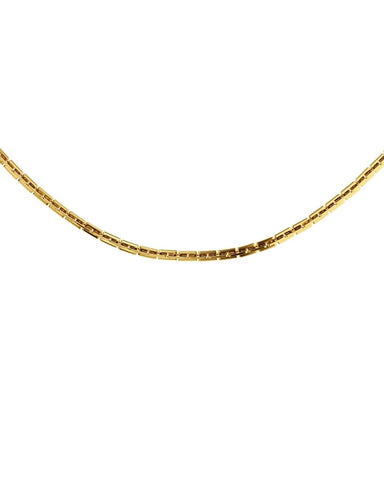 Edblad - Square Link 45cm Necklace Gold