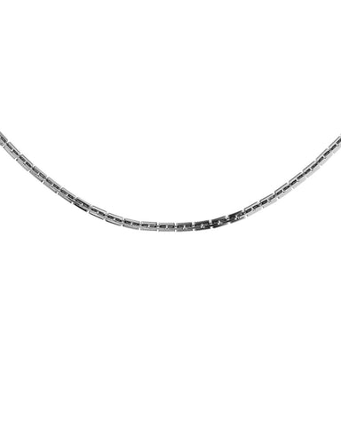 Edblad - Square 45cm Link Necklace Steel