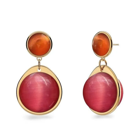 Edblad - Summit Earrings Small Pink Gold