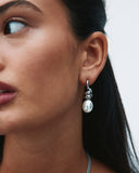 Edblad - Swivel Earrings Pearl Large Steel