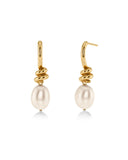 Edblad - Swivel Earrings Pearl Small Gold