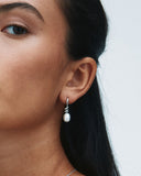 Edblad - Swivel Earrings Pearl Small Steel