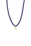 Karen Walker - Lapis Runaway Girl Necklace Gold Plated