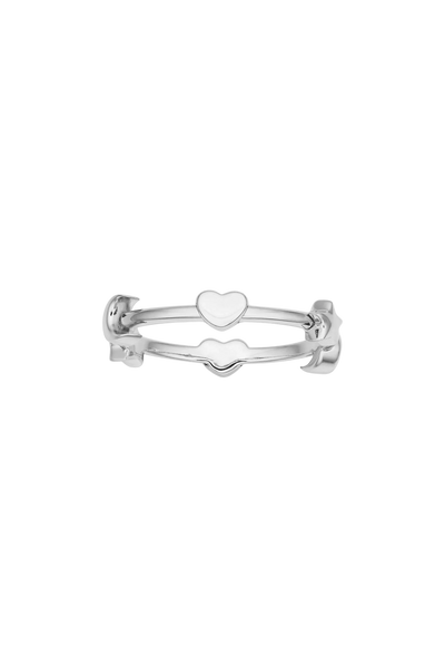 Karen Walker - Mini Charm Ring Silver