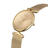 NordGreen - Unika Gold Mesh & Gold Dial