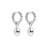 Najo - Dew Drop Silver Earrings