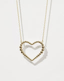 Meadowlark - Fizzy Heart Necklace Large GP