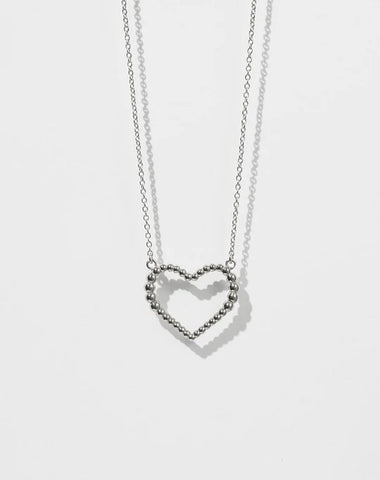 Meadowlark - Fizzy Heart Necklace Medium SS