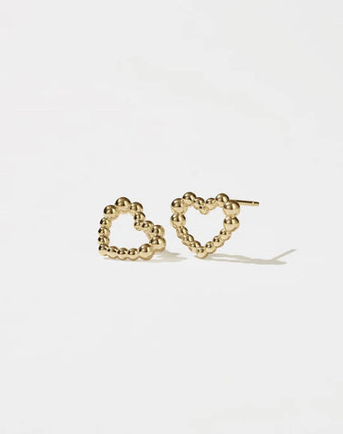 Meadowlark - Fizzy Heart Studs GP