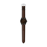 Fossil - Pearson Men's Black & Dark Brown Watch