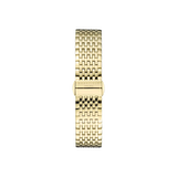 Rosefield Watch - ' The Boxy' White Sunray Gold Steel Watch