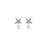 Boh Runga - Feather Kisses Pearl Studs