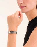 Rosefield - Octagon XS Black Gold Silver Duotone Bracelet Watch