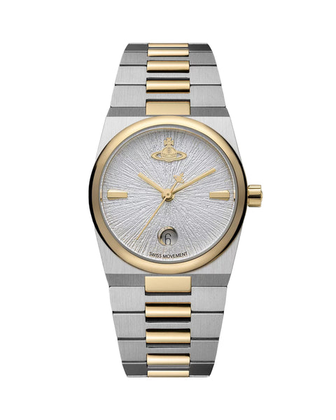 Vivienne Westwood - The Hoxton 28mm Two Tone Strap Watch