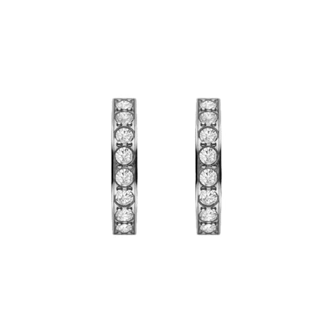 Rosefield - Crystal Hoops Silver