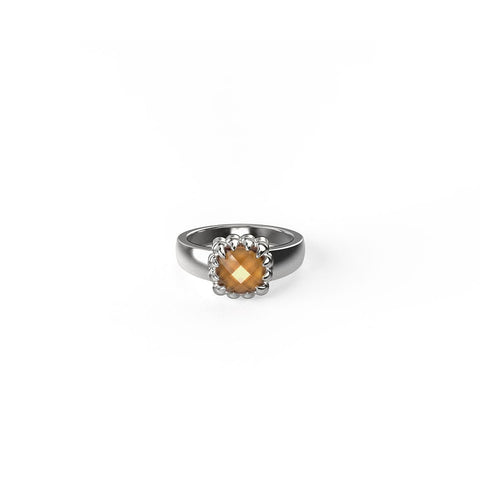 Stolen Girlfriends Club - Baby Claw Ring Citrine