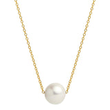 Najo - Yellow Gold Plated Chain With Freshwater Pearl