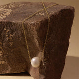 Najo - Yellow Gold Plated Chain With Freshwater Pearl