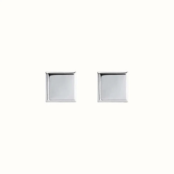 Najo - Clásico Square Men’s Silver Cufflinks