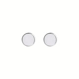 Najo - Clásico Round Men’s Silver Cufflinks