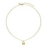 Najo - Love Lock Necklace Gold Plated