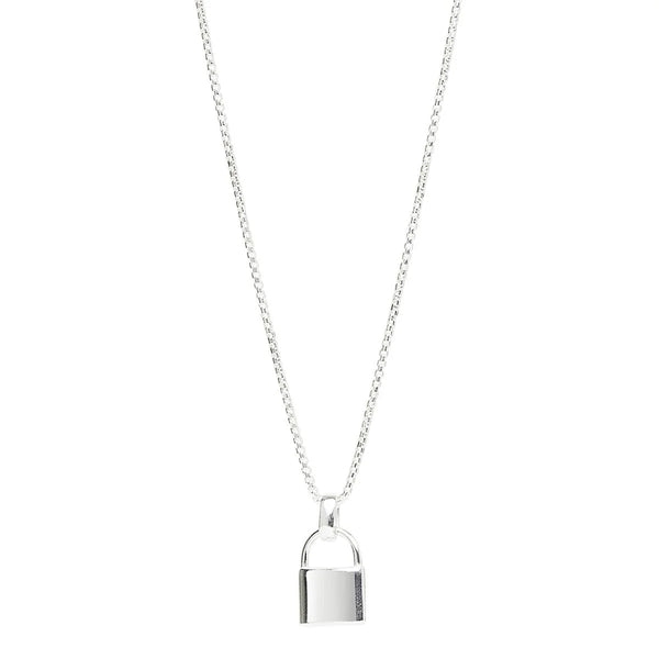 Najo - Love Lock Necklace Silver