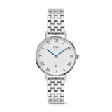Daniel Wellington - Petite Roman Numerals Date 5-link Silver