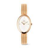 Daniel Wellington - Juliette Braided Mesh White Sunray Rose Gold