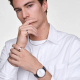 Daniel Wellington - Classic Sheffield White Dial Watch Silver