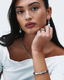 Edblad - Swivel Earrings Pearl Large Steel