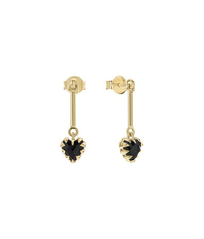 Stolen Girlfriends Club - Love Claw Bar Earrings Gold Plated