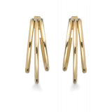 Rosefield- Triple Hoop Earrings Gold