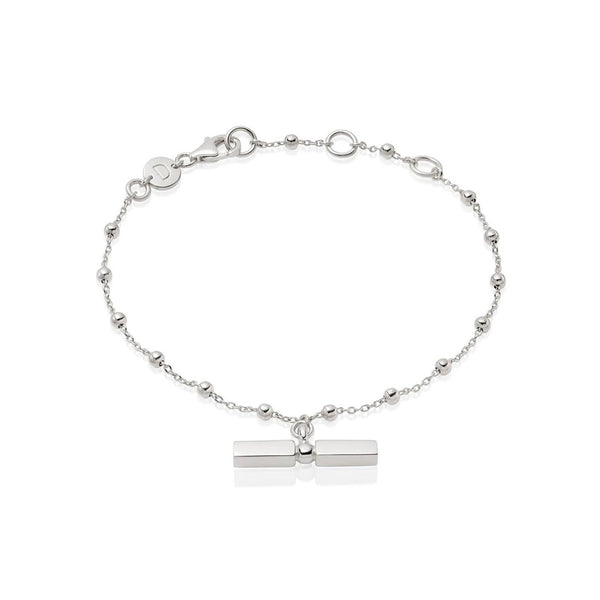 Daisy London - Stacked T Bar Bracelet Sterling Silver
