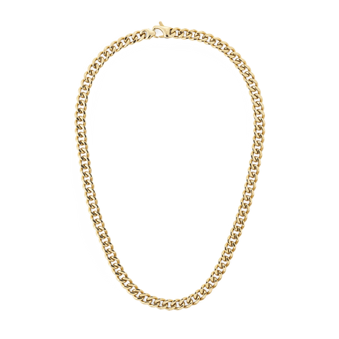 Daniel Wellington - Ellipse Cuban Chain Necklace Gold