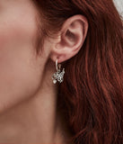 Stolen Girlfriends Club - F*ck Off Script Anchor Earrings Silver