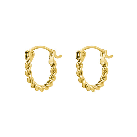 Rosefield - Twisted Gold Hoops