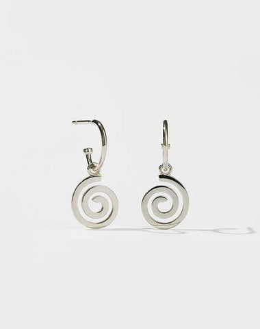 Meadowlark - Spiral Signature Hoops SS