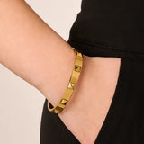Dyrberg Kern - Studdy Shiny Gold Bracelet
