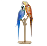 Swarovski Crystal - Jungle Beats Parrot Couple