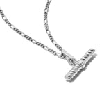 Daisy London - Treasures Rope T Bar Necklace Silver