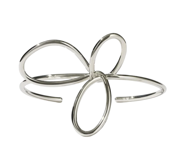 Meadowlark - Flower Cuff Sterling Silver