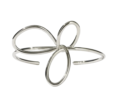 Meadowlark - Flower Cuff Sterling Silver
