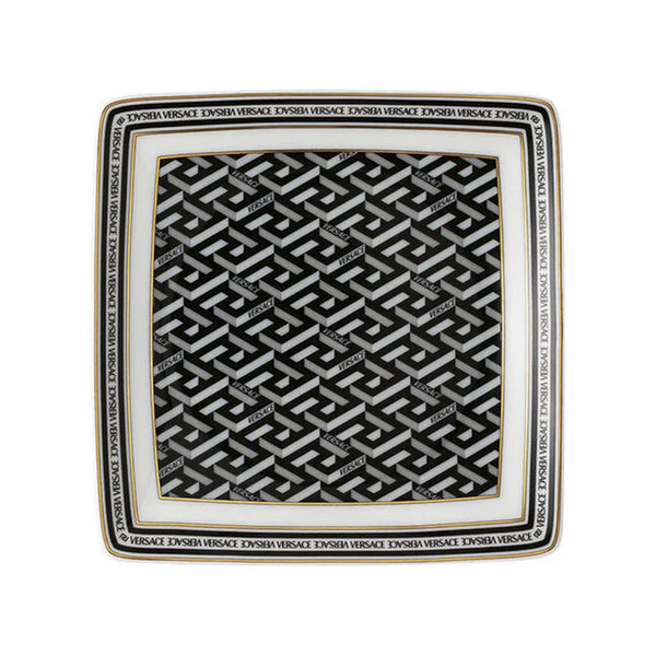 Versace - Square Rosenthal Coppetta La Greca Signature Black