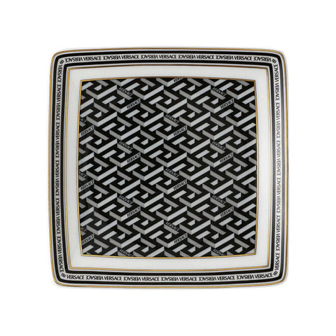 Versace - Square Rosenthal Coppetta La Greca Signature Black
