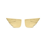 Boh Runga - Snowbird Wing Stud Gold Plate