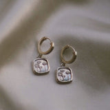 Daisy London - Wild Daisies Drop Earrings Silver