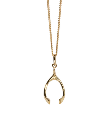 Meadowlark - Wishbone Charm Necklace